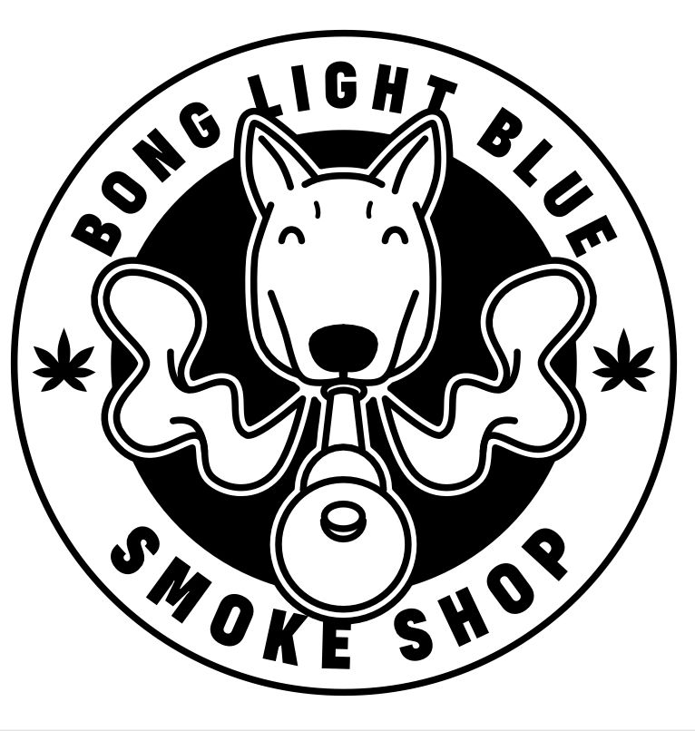 Bong Light Blue Smoke Shop